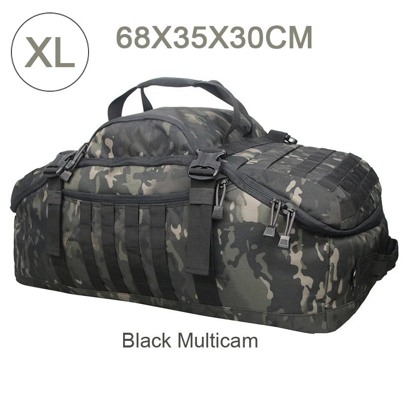 LQARMY Tactical Hiking Backpack for Camping Travel and Mountaineering