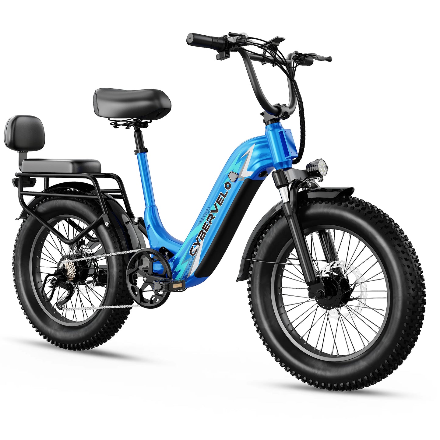 Cybervelo 1500W Electric Commuter Bike With Extended Range Battery