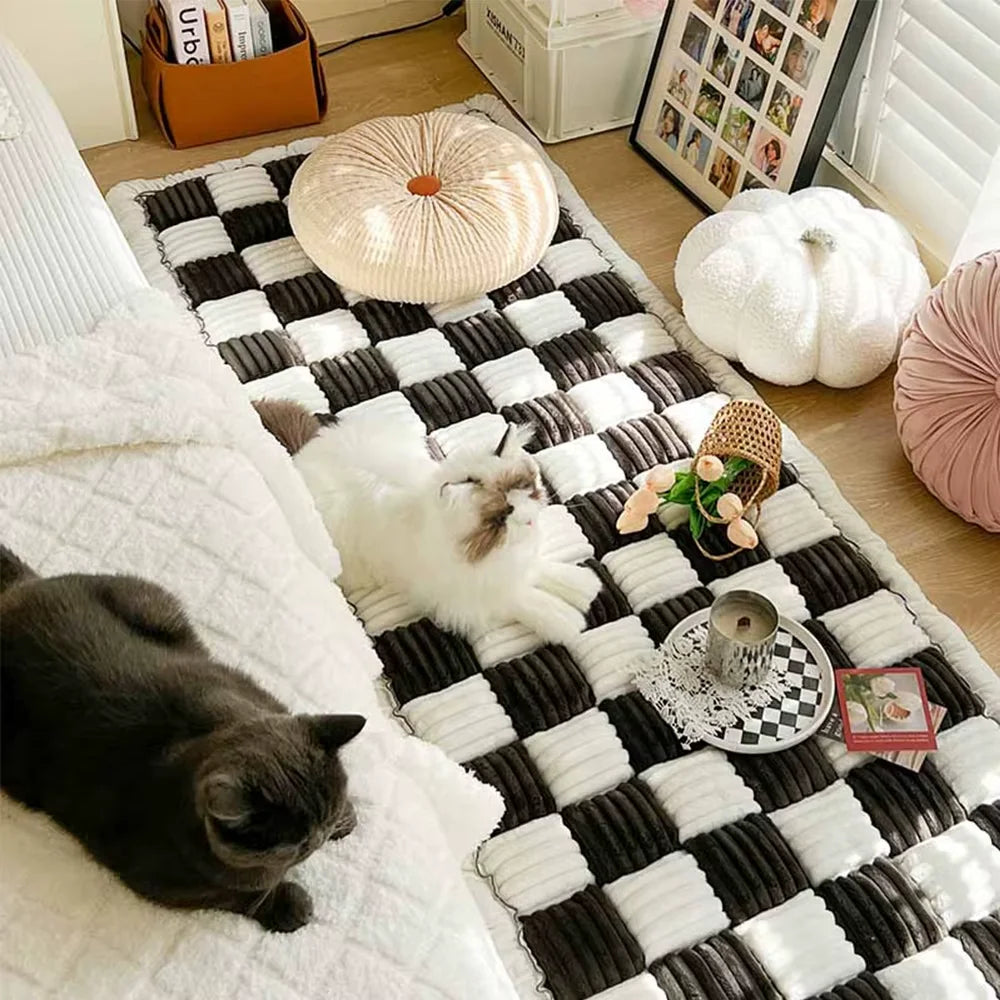 Waterproof Coral Fleece Pet Bed Mat and Car Seat Cover