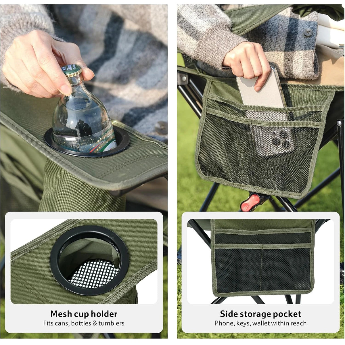 Naturehike Adjustable Folding Reclining Camping Chair With Footrest