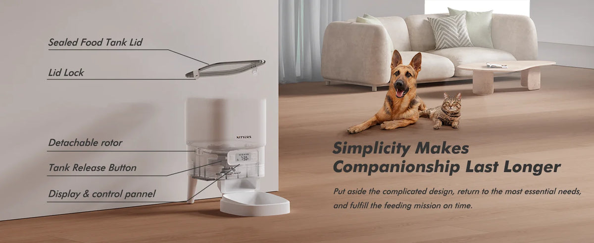 Nityers Smart WiFi Automatic Pet Feeder With App Control