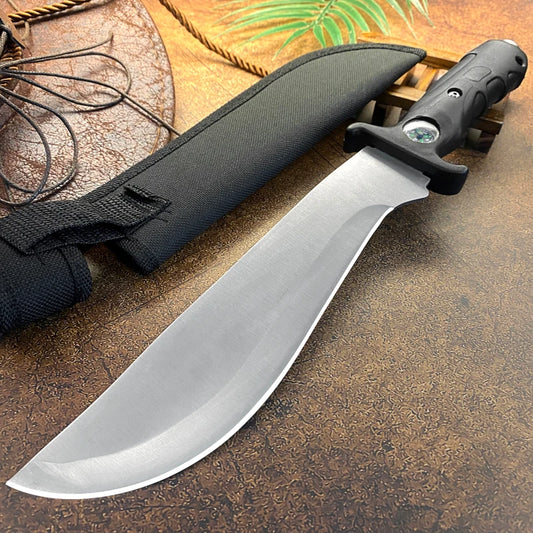 Gdekls Stainless Steel Camping Knife With Safety Guard Handle