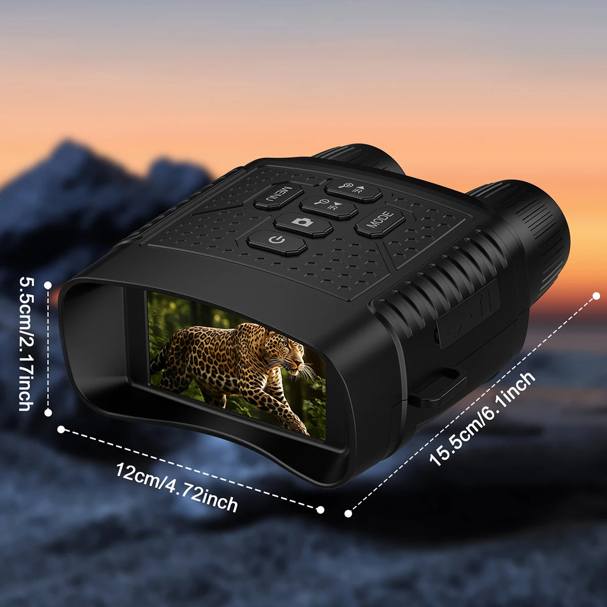 Digital Night Vision Binoculars With Infrared Zoom And Recording