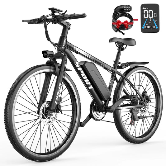 Adult 500W Electric Mountain Bike With 45 Mile Range