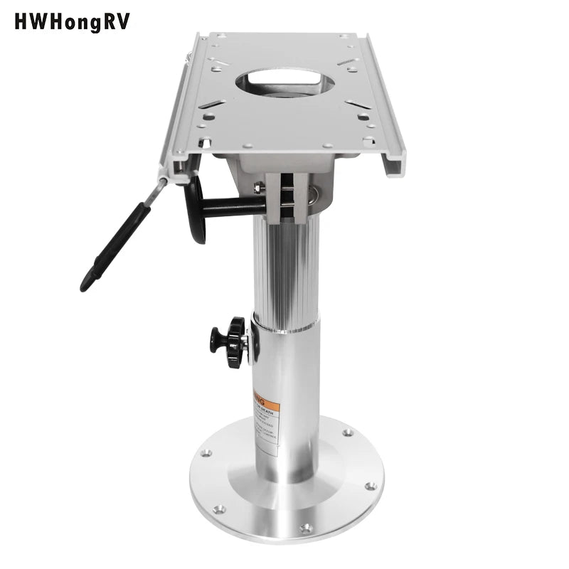 Aluminum Adjustable Height Locking Boat Seat Pedestal Mount