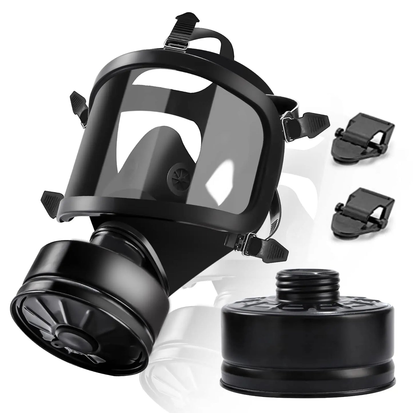 MF14/87 Full Face Gas Mask With Activated Carbon Filter
