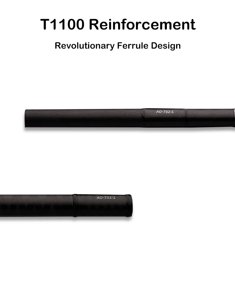 Purelure Amaro Pro Heavy Duty Travel Carbon Fiber Fishing Rod