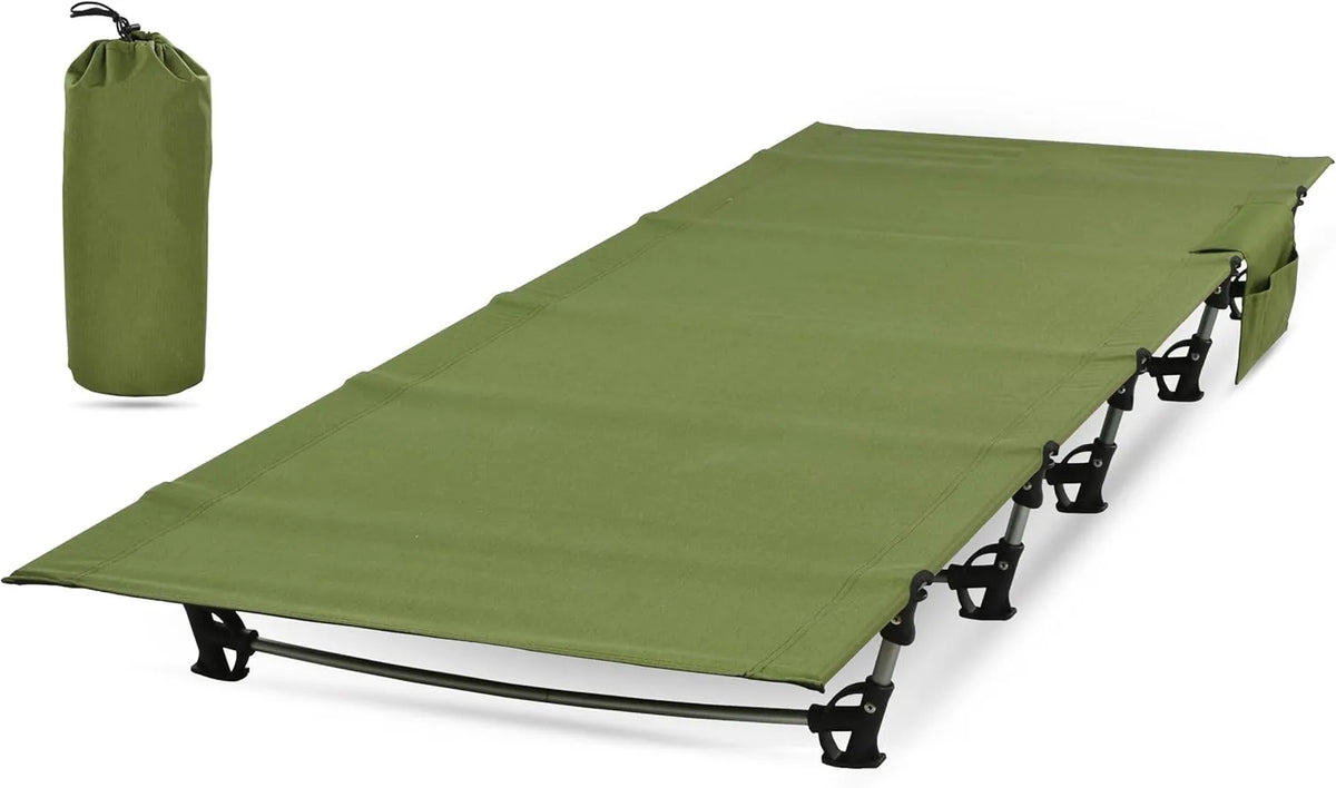 Portable Folding Camping Cot for Hiking Travel and Backpacking
