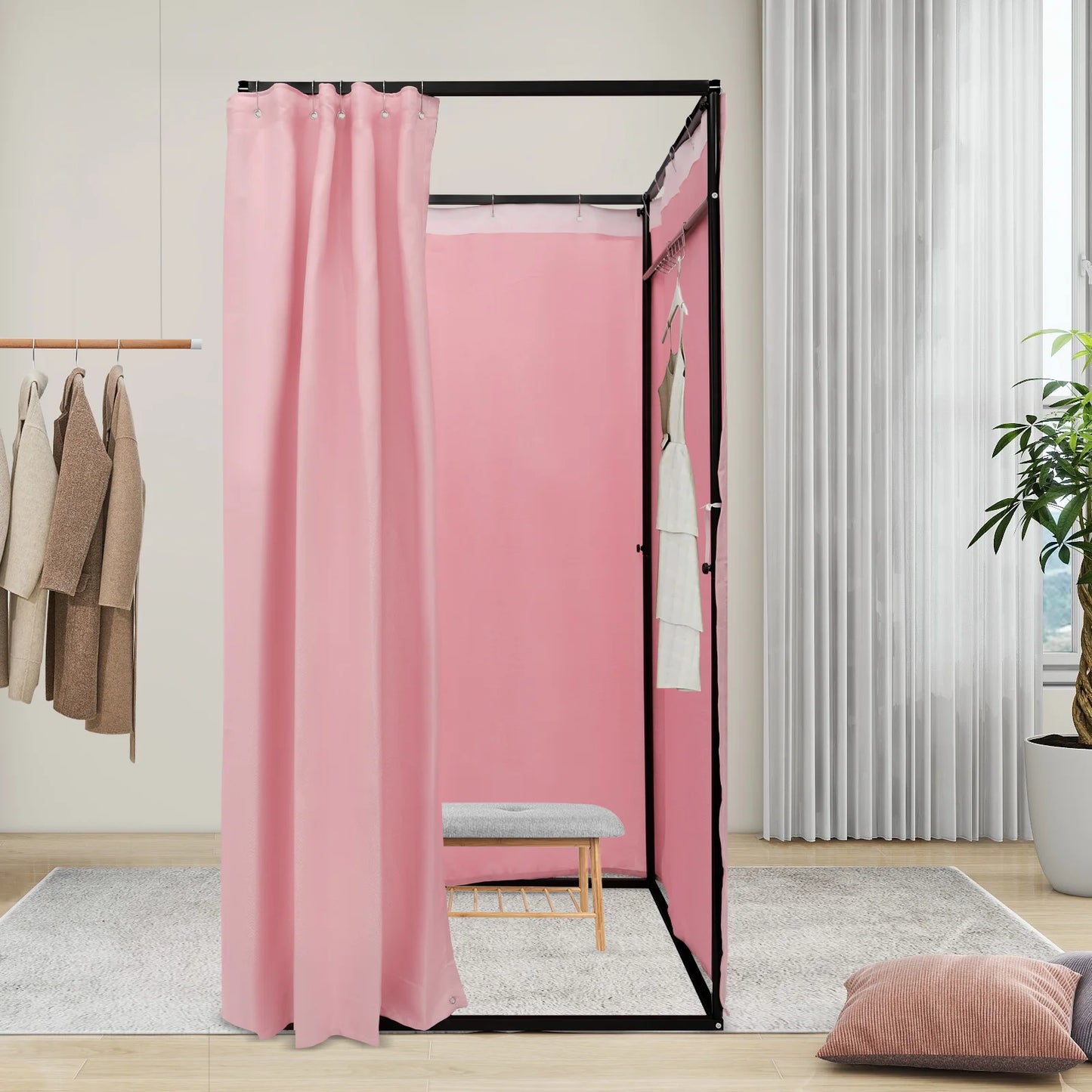 Portable Instant Privacy Changing Room Tent For Clothing Stores And Camping