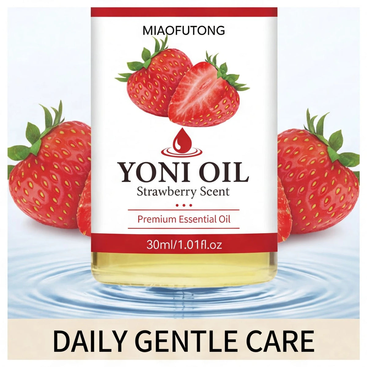Zudaifu Strawberry Scented Intimate Care Moisturizing Body Oil