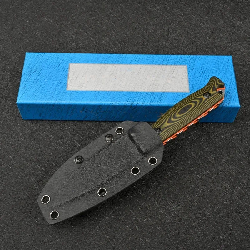 Diy Outdoor Fixed Blade Camping Knife With G10 Handle
