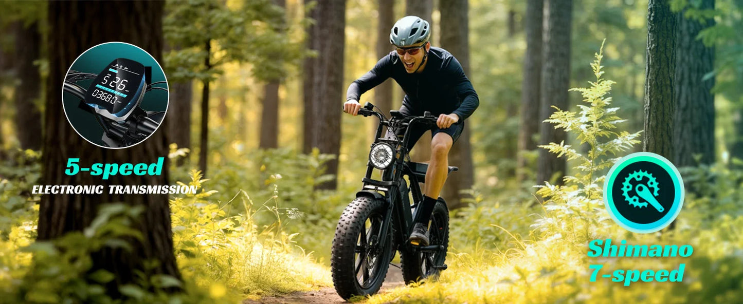 TST R002S 1500W Electric Bike TS TST GRP LLC AllTerrain