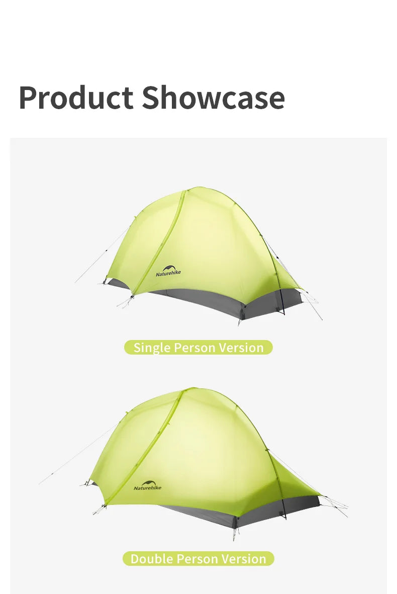Naturehike Star Trail EXT Ultralight Waterproof Hiking Camping Tent