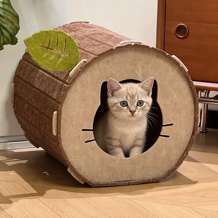 CZBNYX Felt Cat House With Scratching Board And Climbing Frame