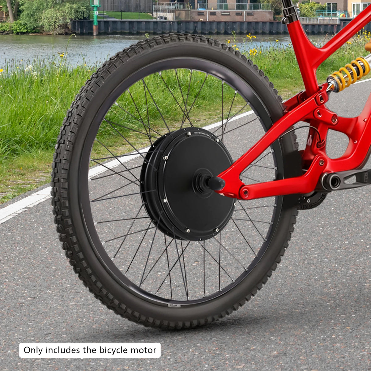 Bymaocar Electric Brushless Bicycle Motor Rear Wheel Conversion Kit