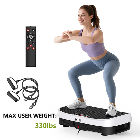 HTM Vibration Plate Multi Function Trainer 330 Lbs Home Gym