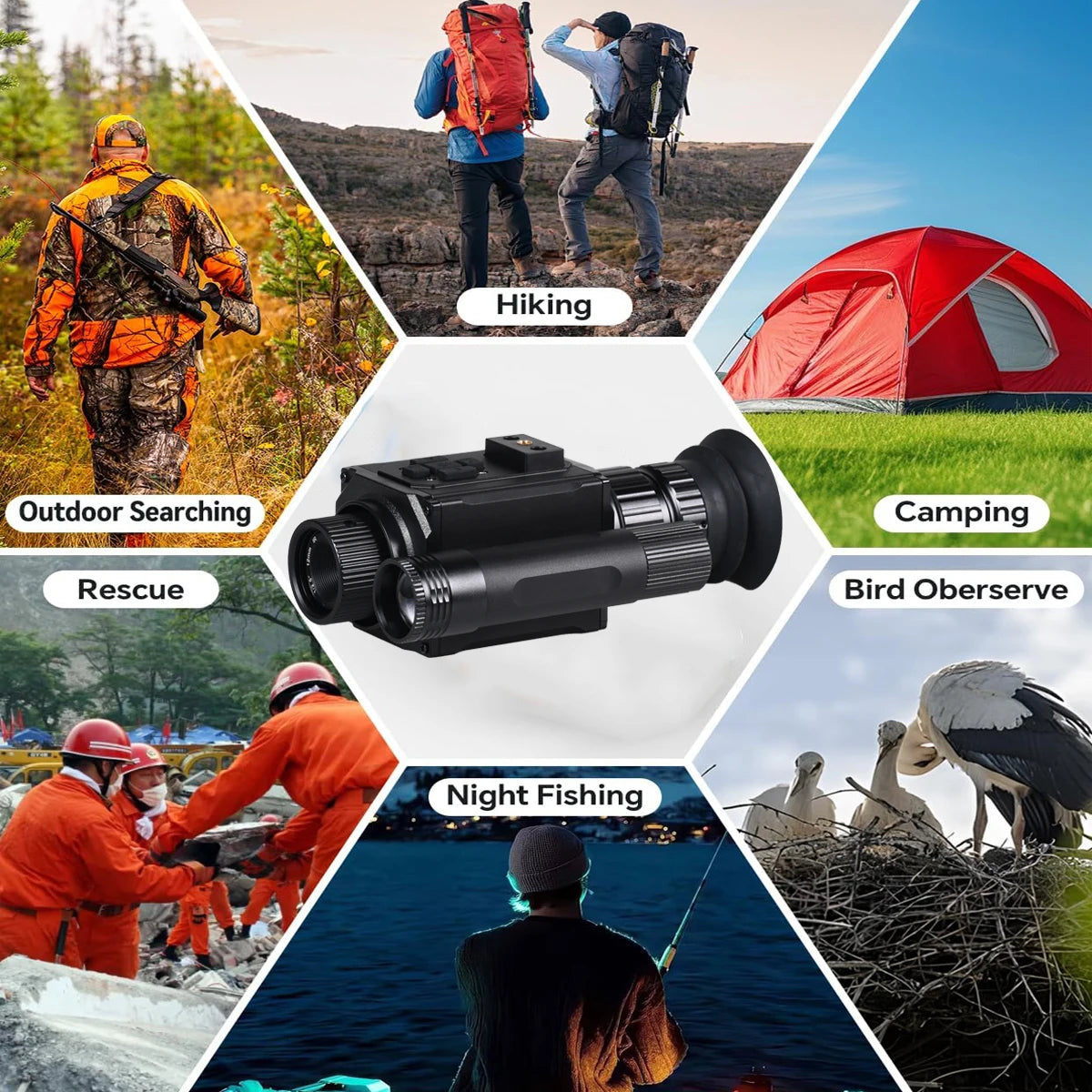 Megaorei HD 1080p Night Vision Monocular With 5x Optical Zoom