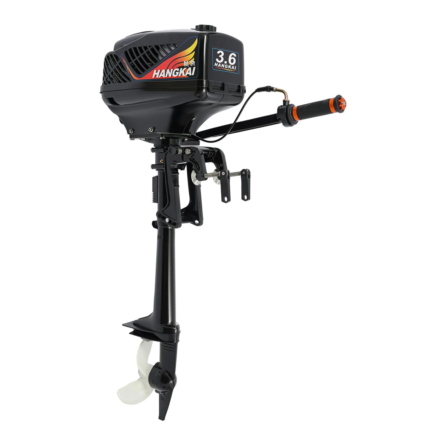 Bymaocar 3.6HP Gas Outboard Motor 2 Stroke Short Shaft For Dinghy Boats