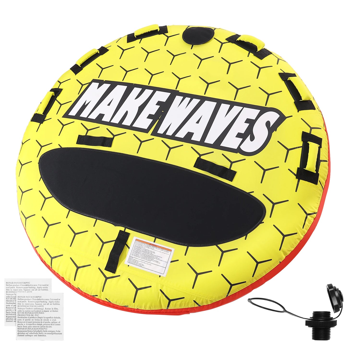 SucceBuy Inflatable Towable Tube For Boating And Water Sports