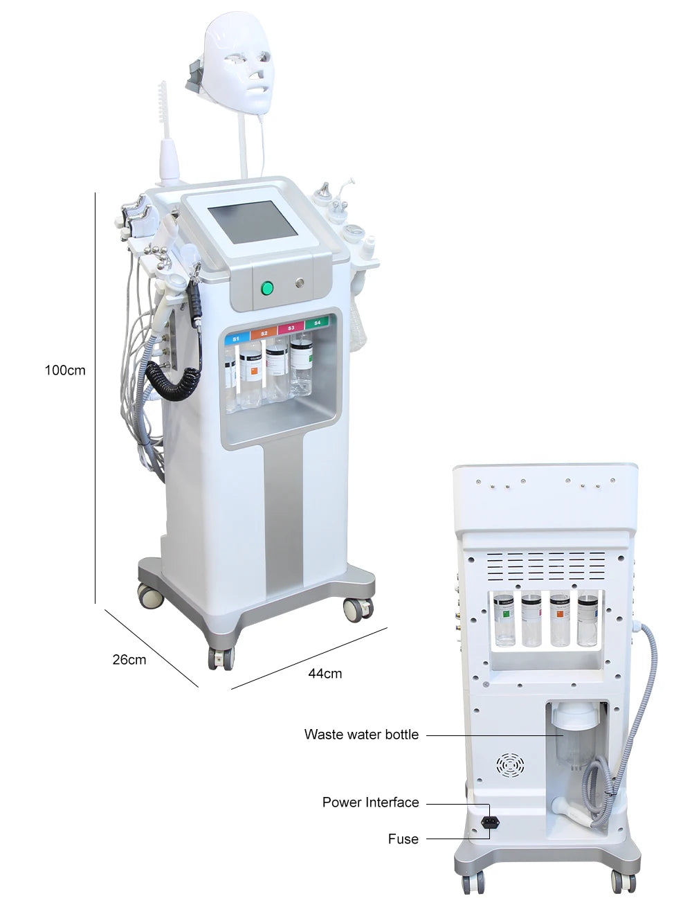 AOKO 12 In 1 Aqua Peeling Oxygen Facial Machine Skincare