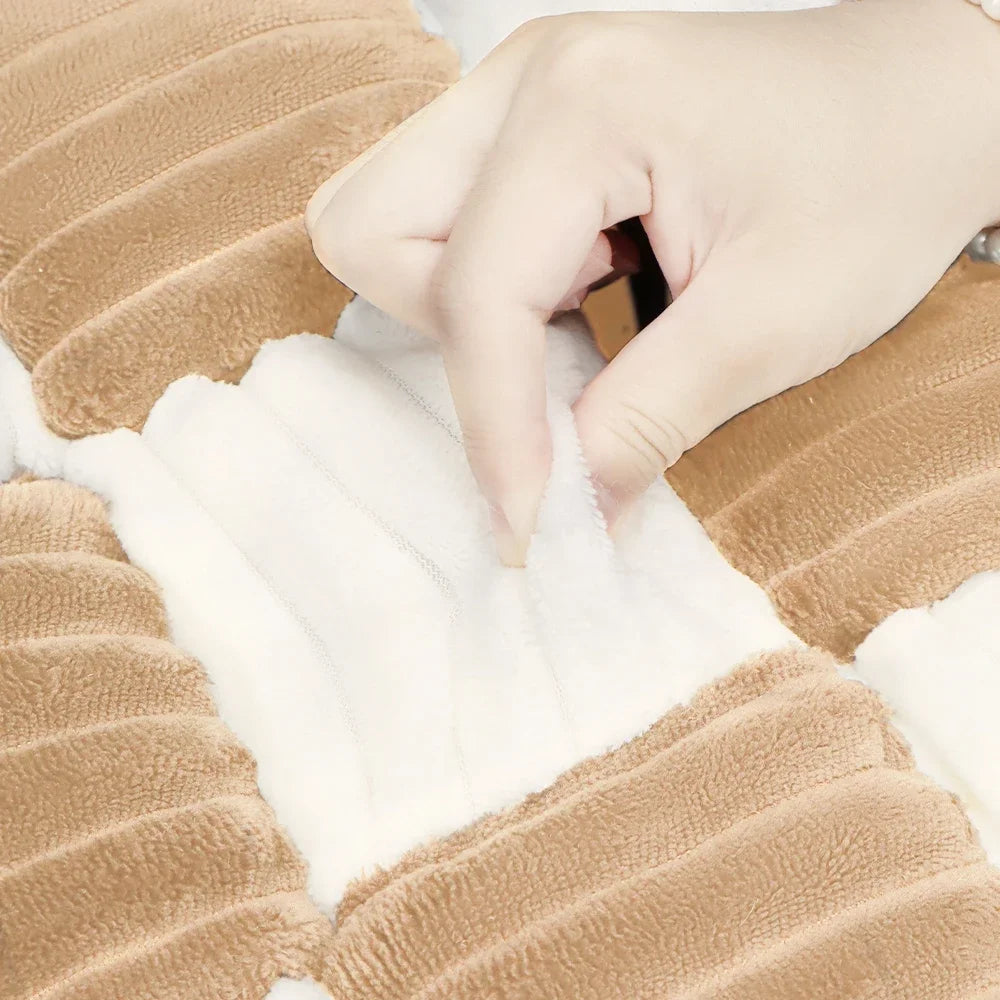 Waterproof Coral Fleece Pet Bed Mat and Car Seat Cover