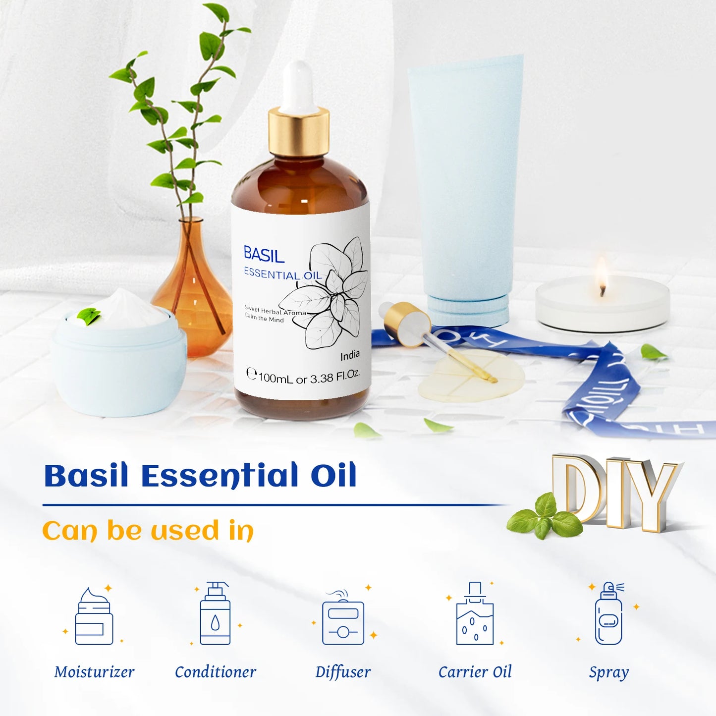 HIQILI Pure Lemon Eucalyptus Essential Oil For Diffuser