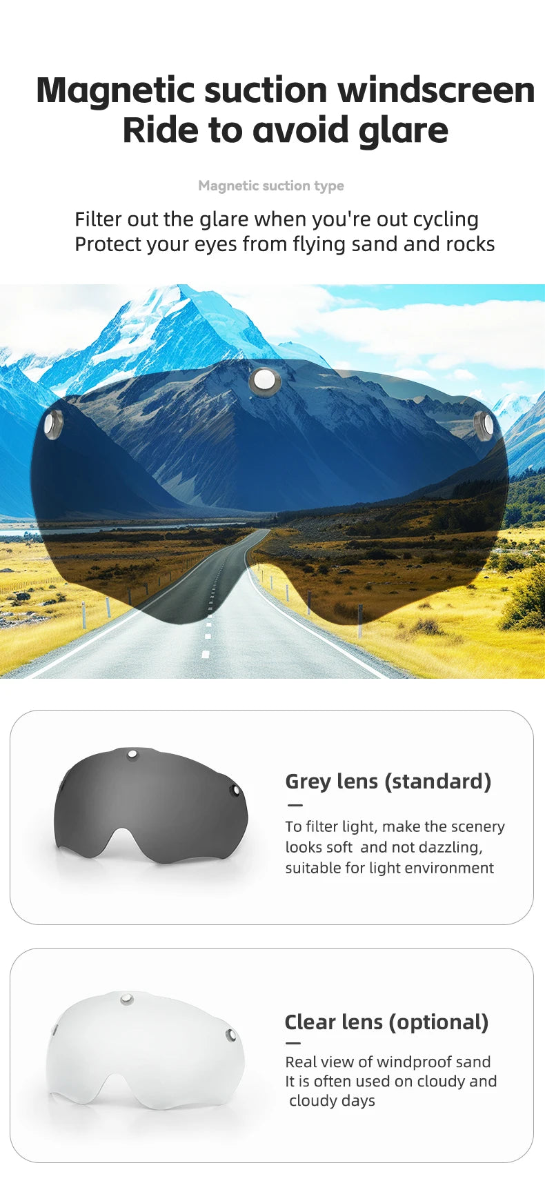 Rockbros Lightweight Cycling Helmet With Goggles For Road And Mountain