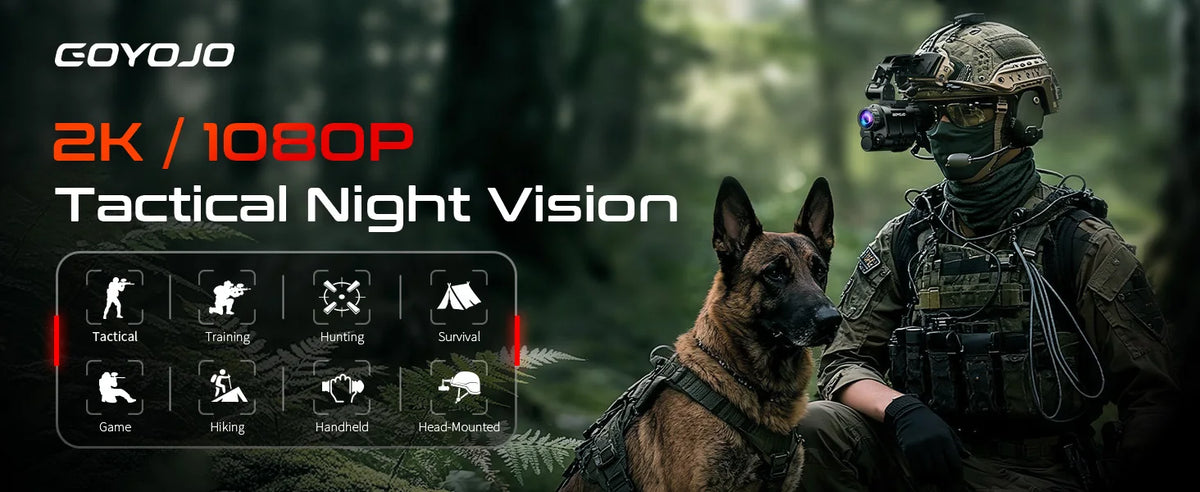 GOYOJO NVG10 Digital Night Vision Goggles With Photo Video Recording