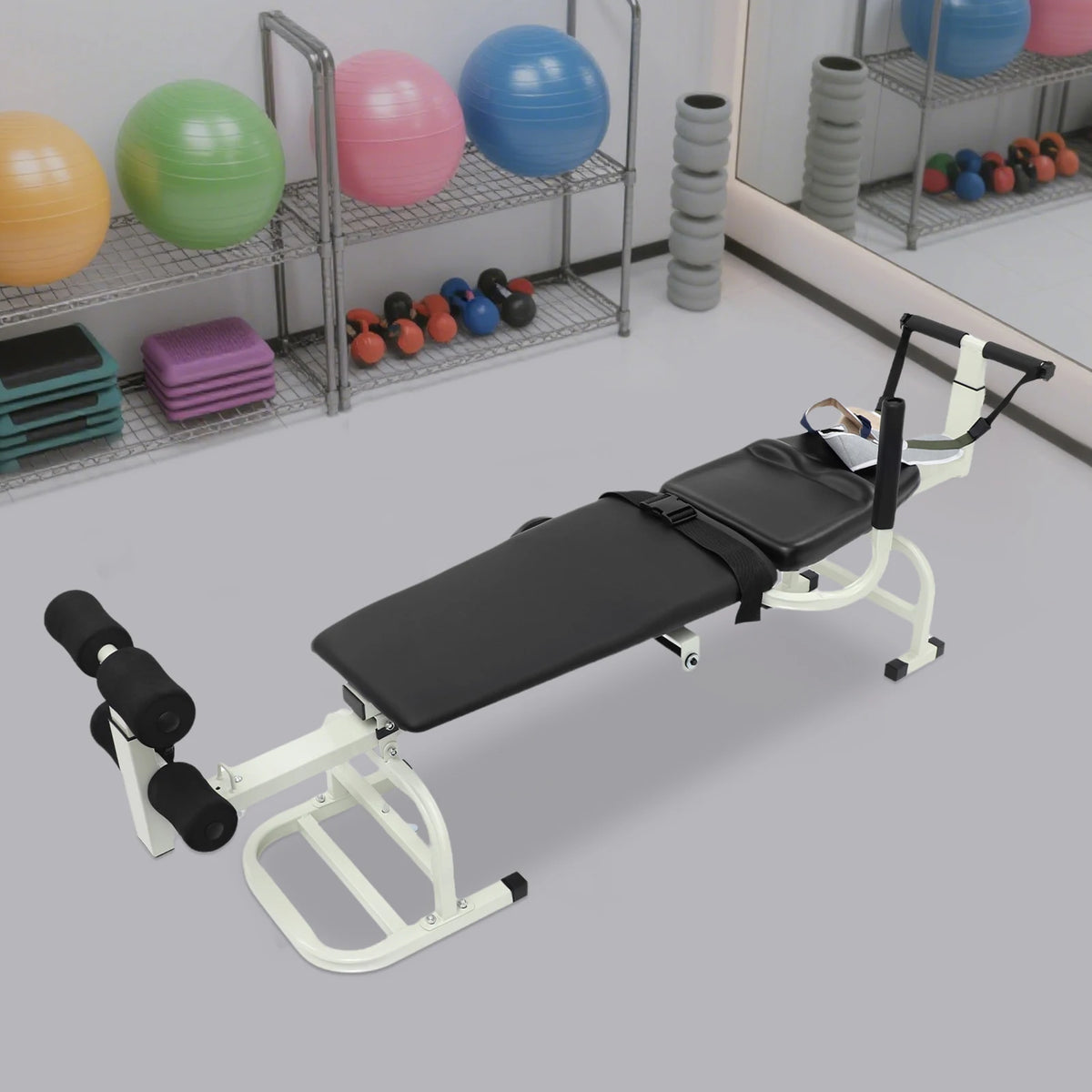 Adjustable Cervical Lumbar Traction Bed For Neck And Back Stretching