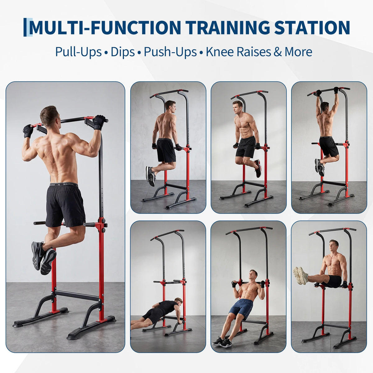 Heavy Duty Power Tower Home Gym Pull Up Dip Station