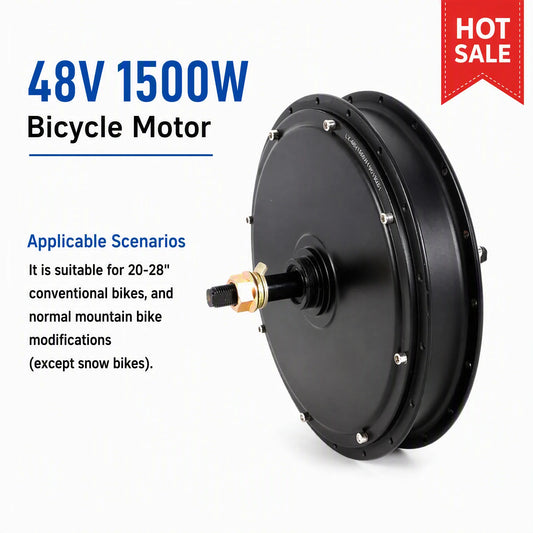 Bymaocar Electric Brushless Bicycle Motor Rear Wheel Conversion Kit