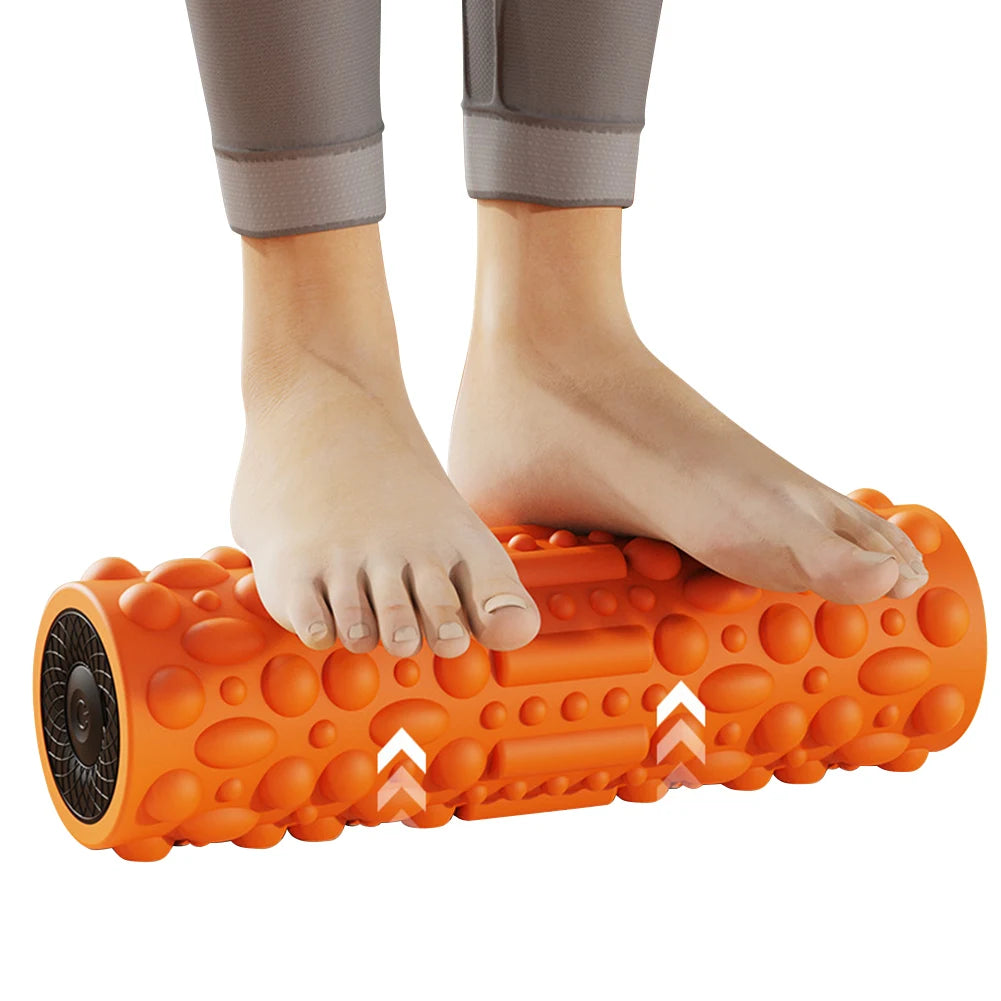 APWIKOGER Electric Vibrating Foam Roller Massager With 5 Modes