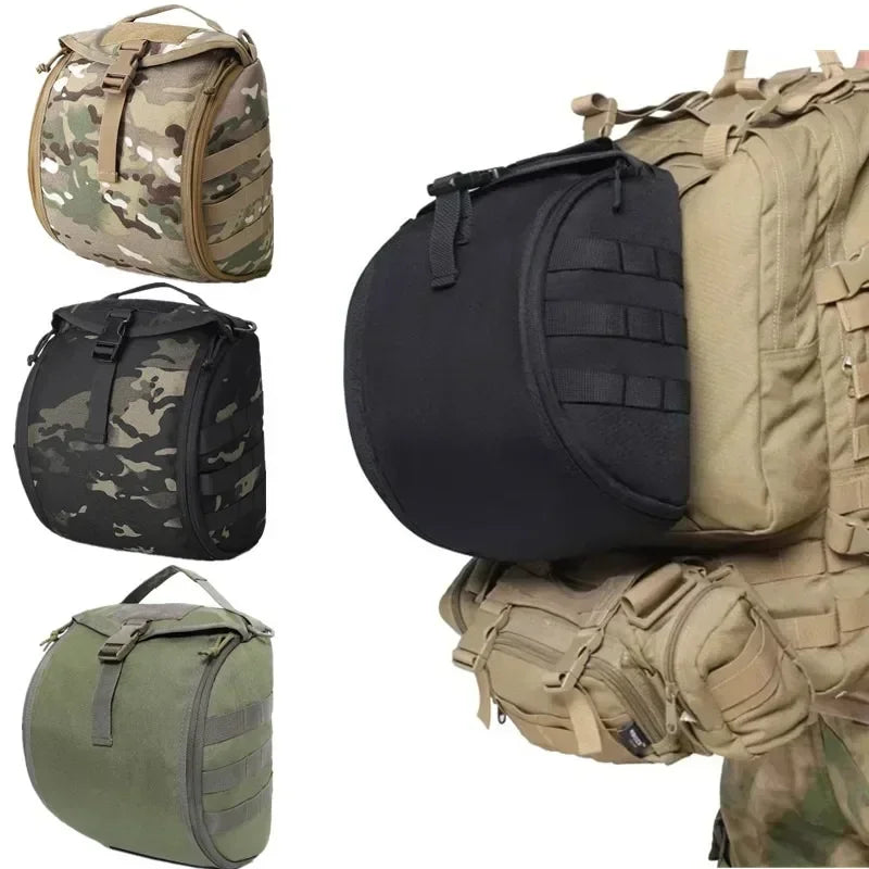 SMHXIANGQIANJIN Tactical Helmet Backpack with Molle Storage Pouch