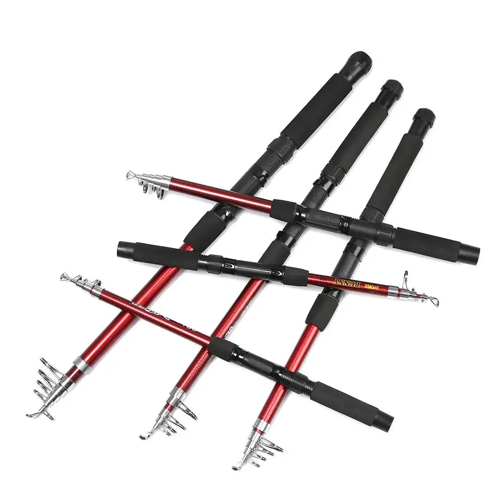 Durable Telescopic Fishing Rod For Ocean Boat And Beach Use