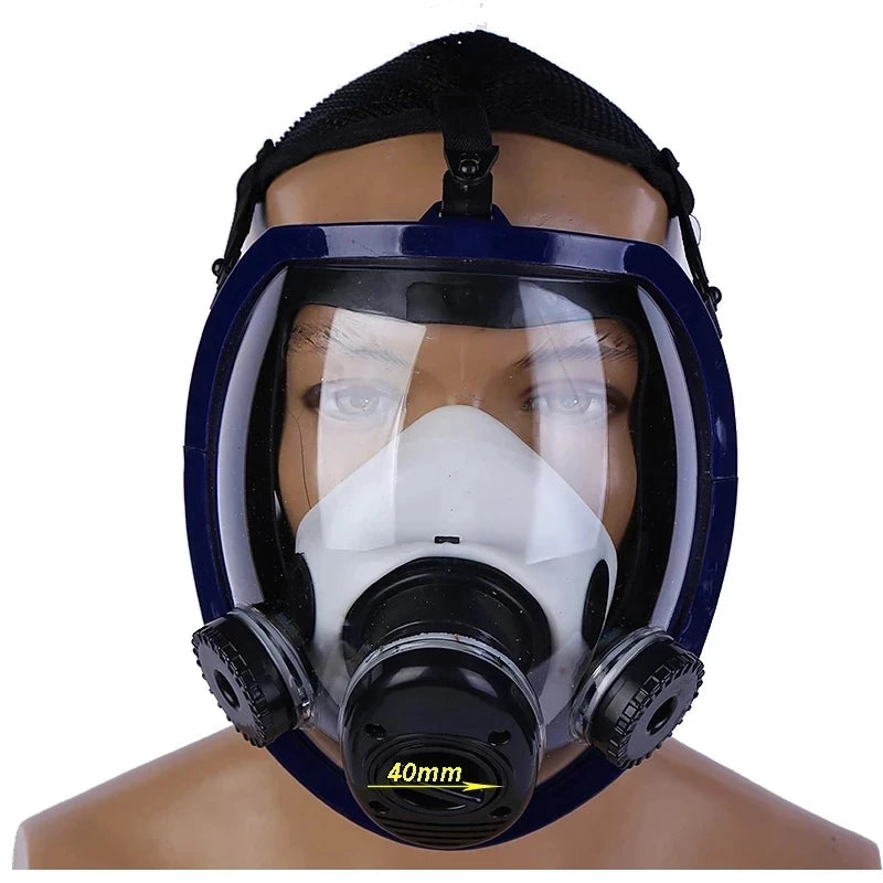 Professional Full Face Respirator With Activated Carbon Filter