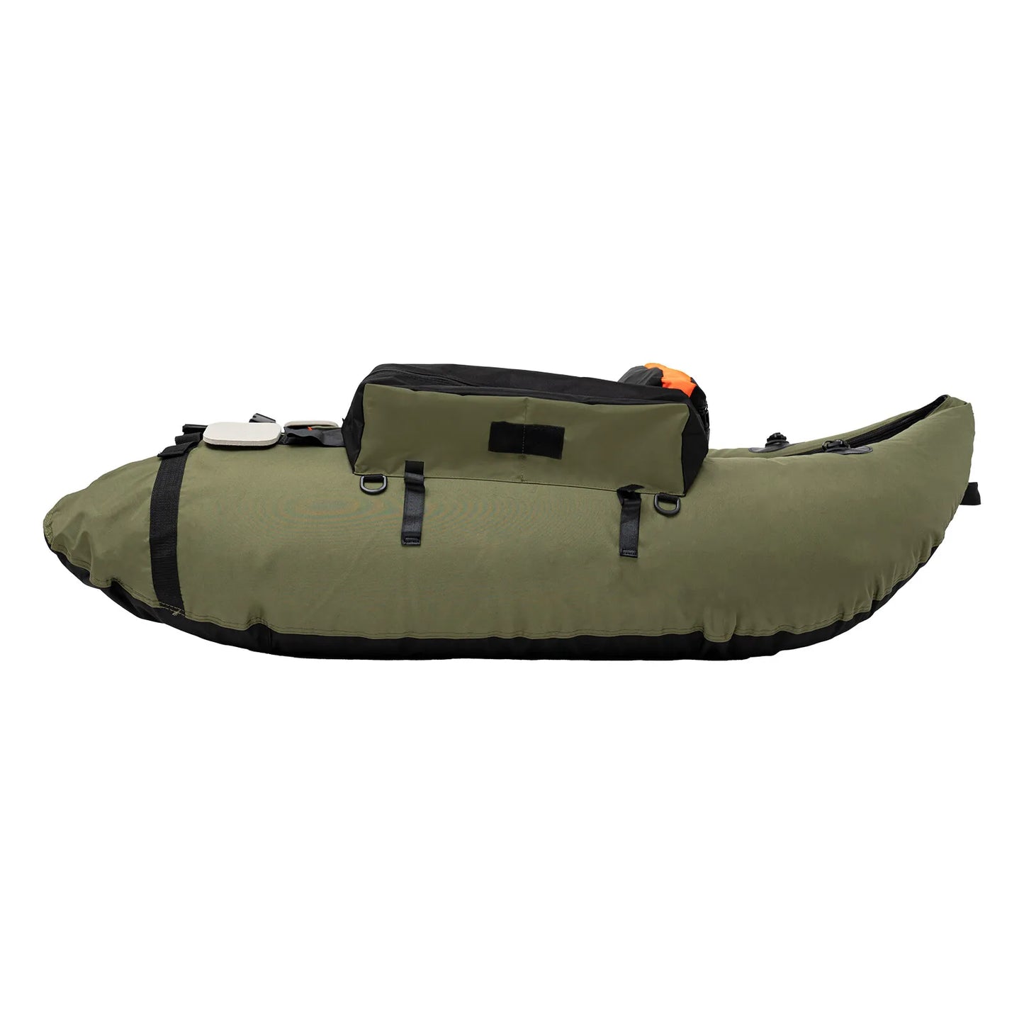Inflatable Fishing Boat With Adjustable Backrest For 130kg Load Capacity