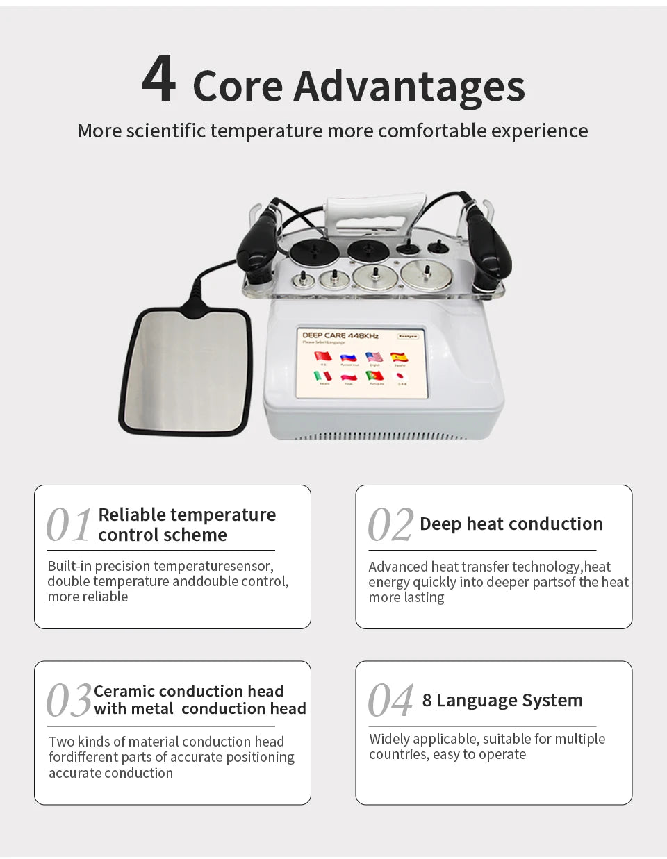 Radio Frequency Body Sculpting Massage Device For Firming And Relief