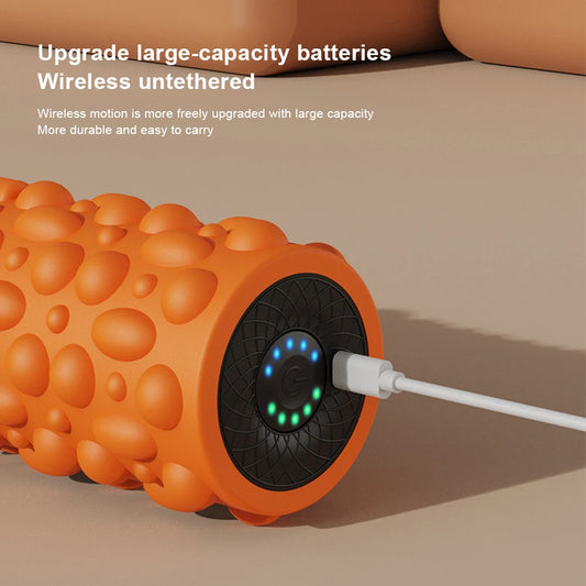 APWIKOGER Electric Vibrating Foam Roller Massager With 5 Modes