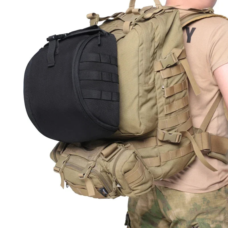 SMHXIANGQIANJIN Tactical Helmet Backpack with Molle Storage Pouch