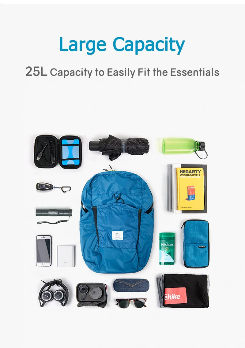 Naturehike Ultralight Foldable Waterproof Outdoor Travel Backpack
