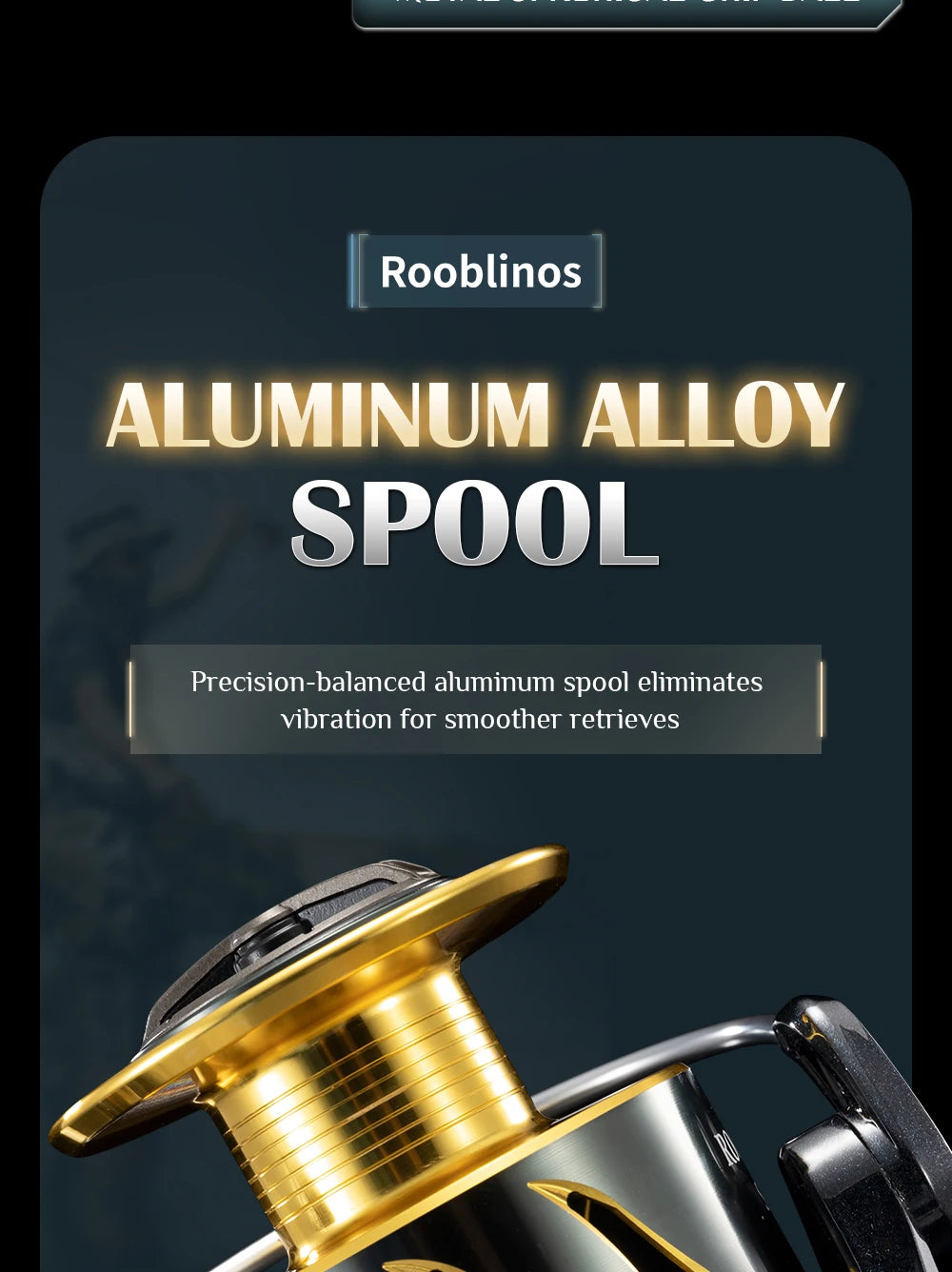 ROOBLINOS Saltwater Spinning Reel for Surf Fishing Aluminum Construction