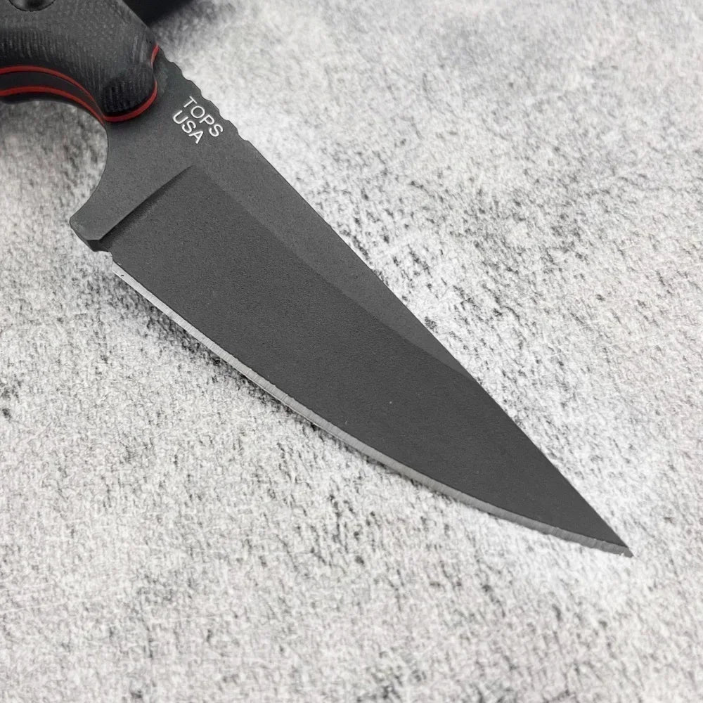 DIY Supplies Outdoor Knife With G10 Handle 8Cr13Mov Blade Camping