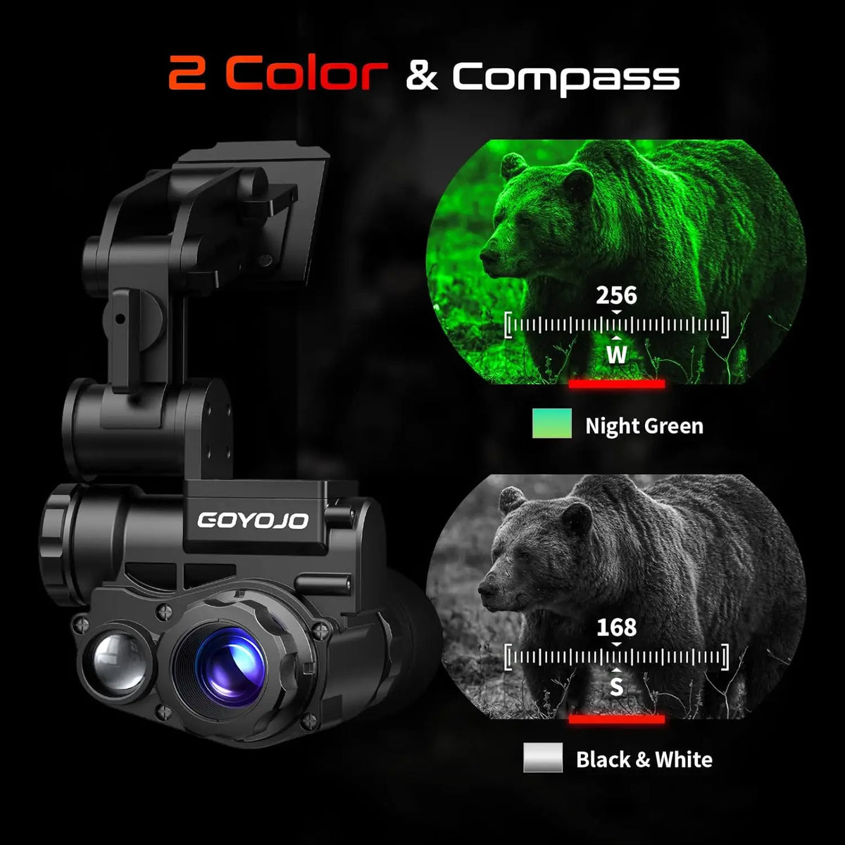 GOYOJO NVG10 Digital Night Vision Goggles With Photo Video Recording