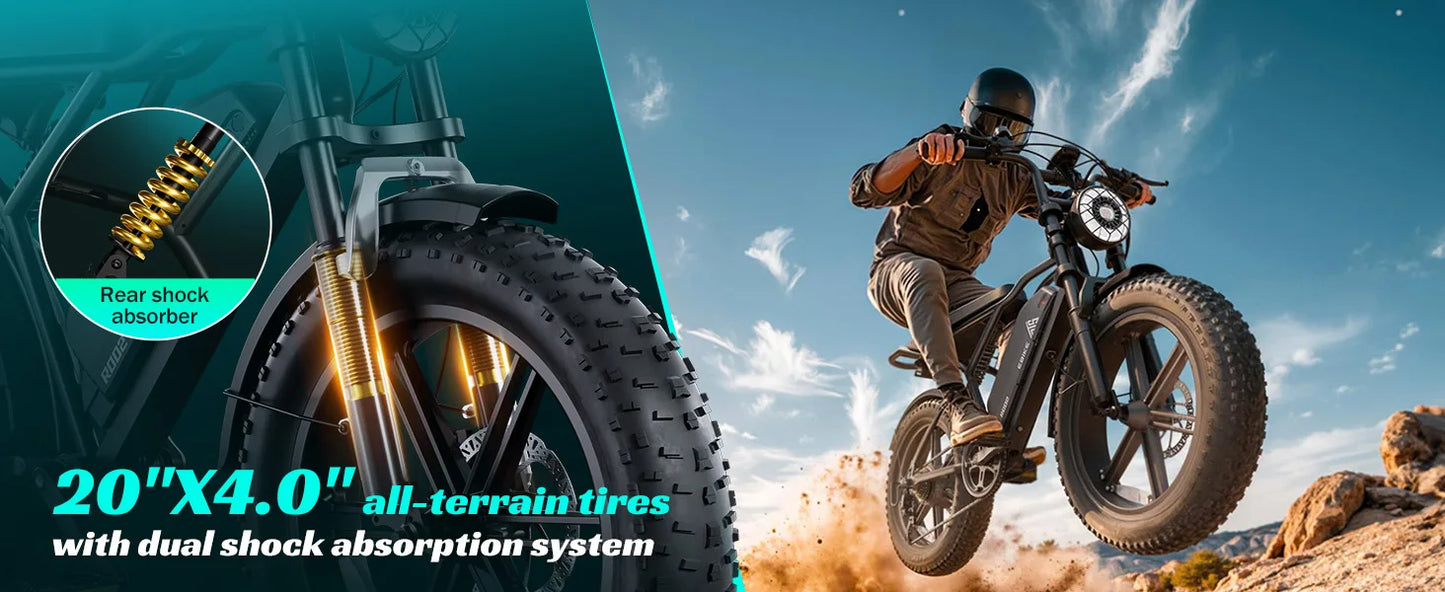 TST R002S 1500W Electric Bike TS TST GRP LLC AllTerrain