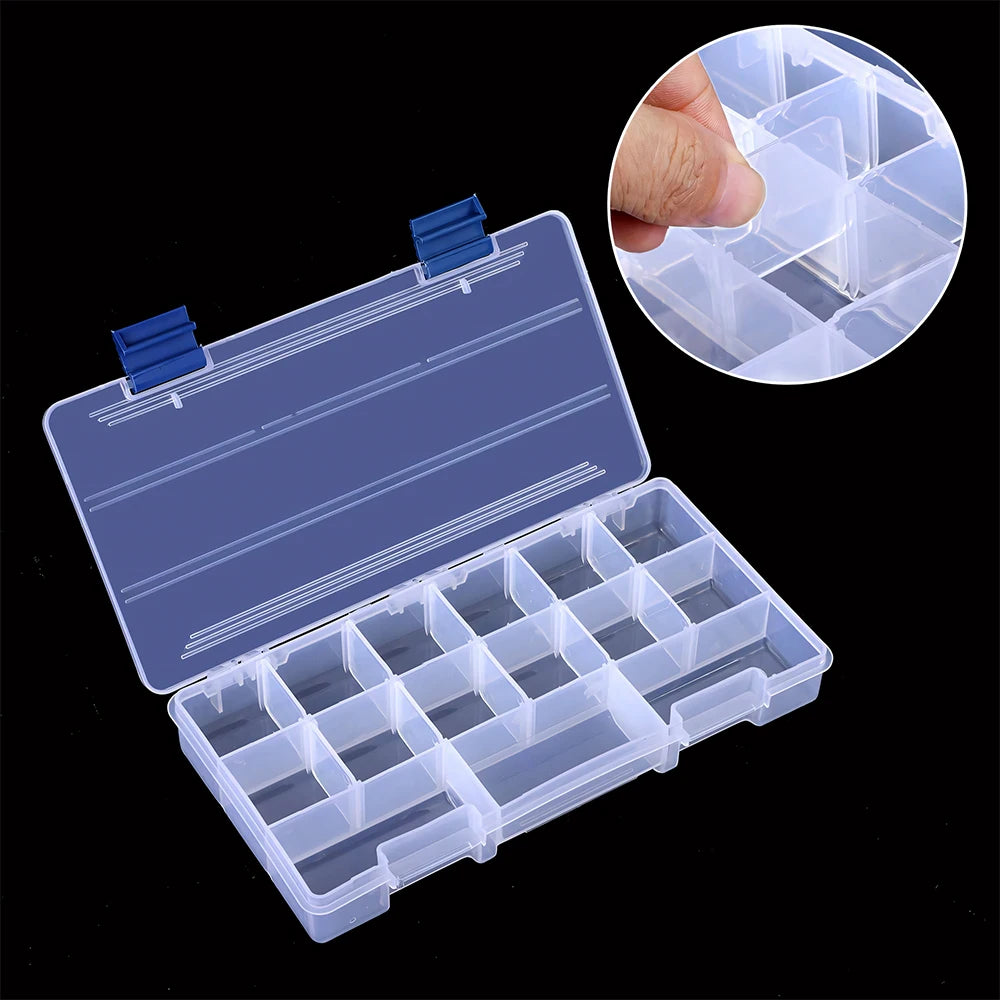 Portable Fishing Tackle Box Kit With Pliers And Lure Organizer