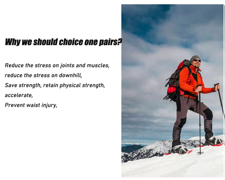 OKHEALING Ultralight Carbon Fiber Trekking Poles 2 Pack