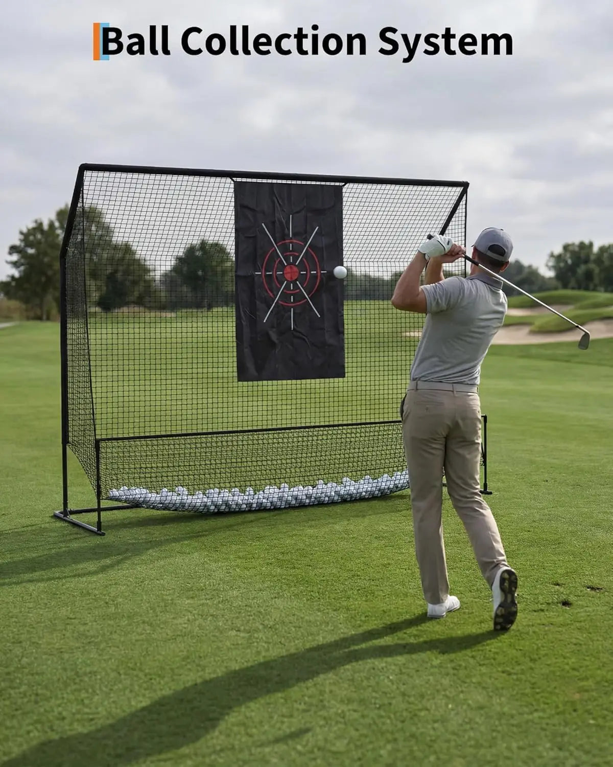 HiMISS Golf Practice Net With Carry Bag And Target