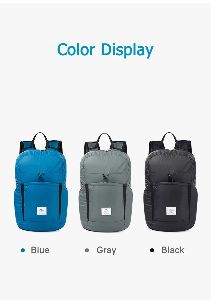 Naturehike Ultralight Foldable Waterproof Outdoor Travel Backpack