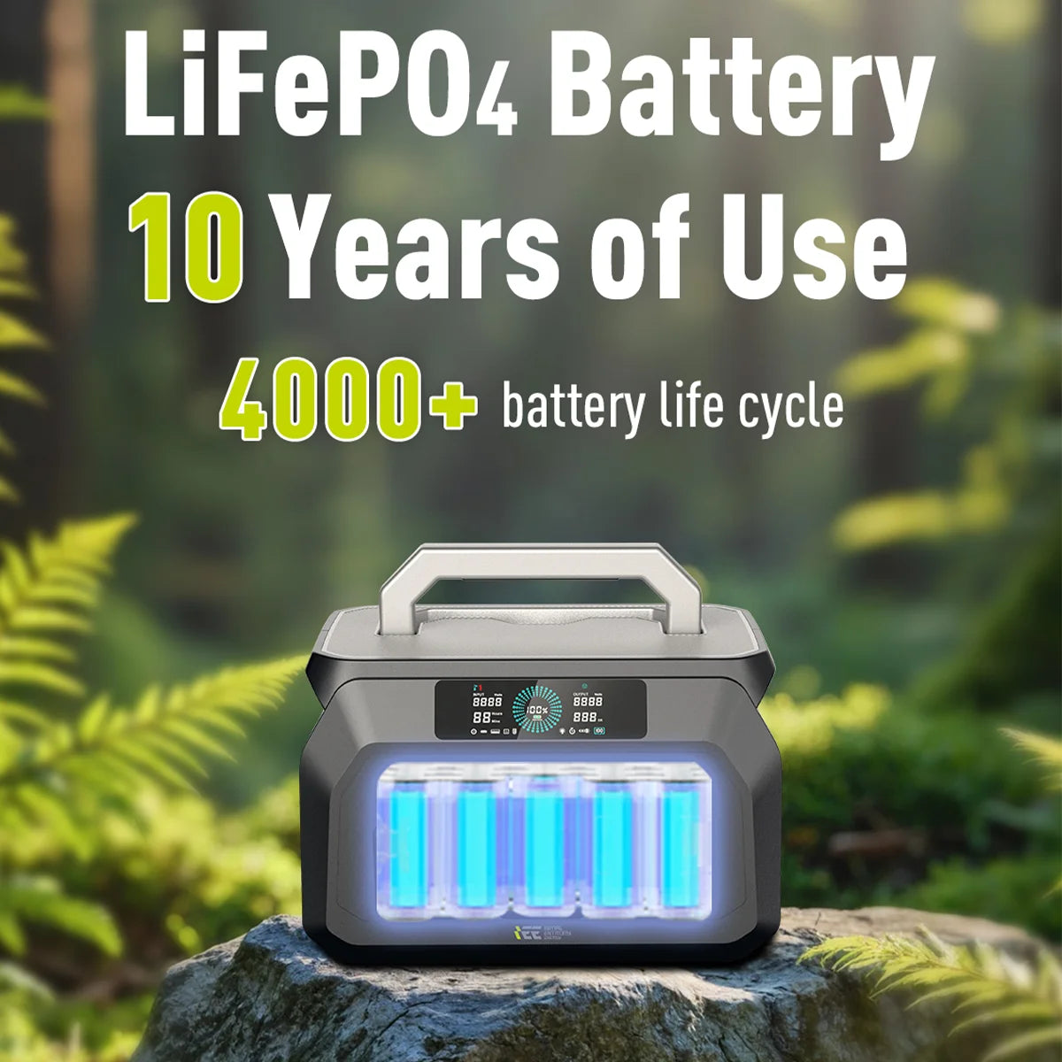 Oscal 800W Portable Power Station Featuring 512Wh LiFePO4 Battery
