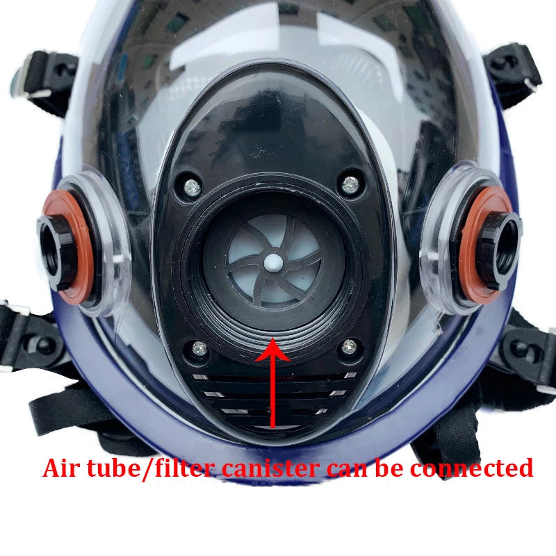 Professional Full Face Respirator With Activated Carbon Filter